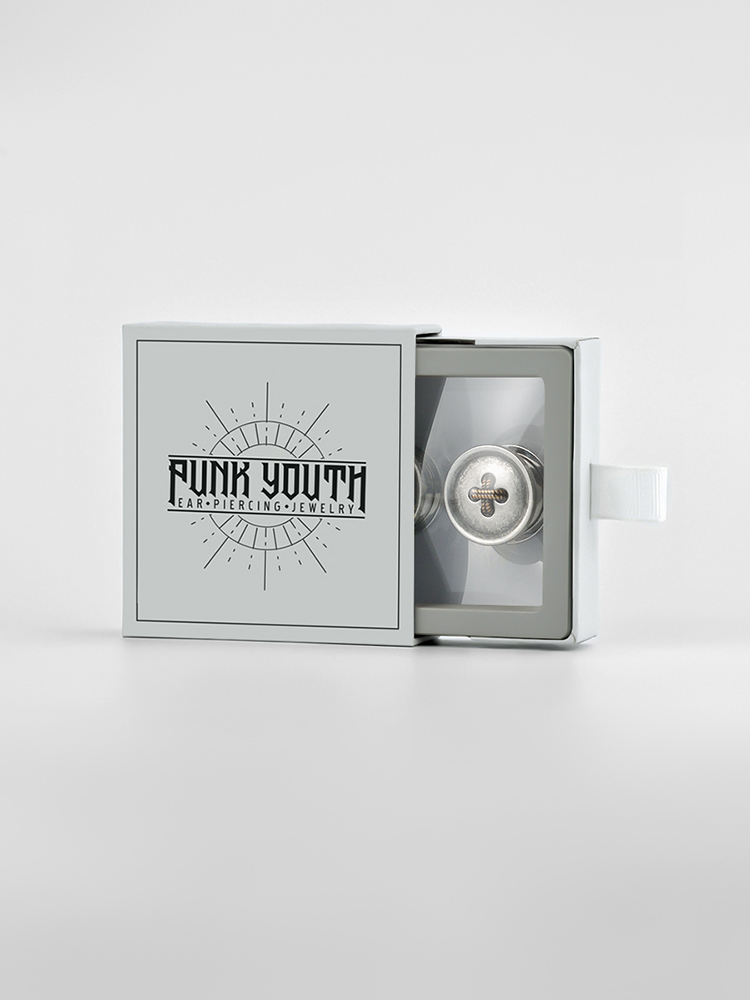 PUNKYOUTH Button Ear Plugs 8-25mm