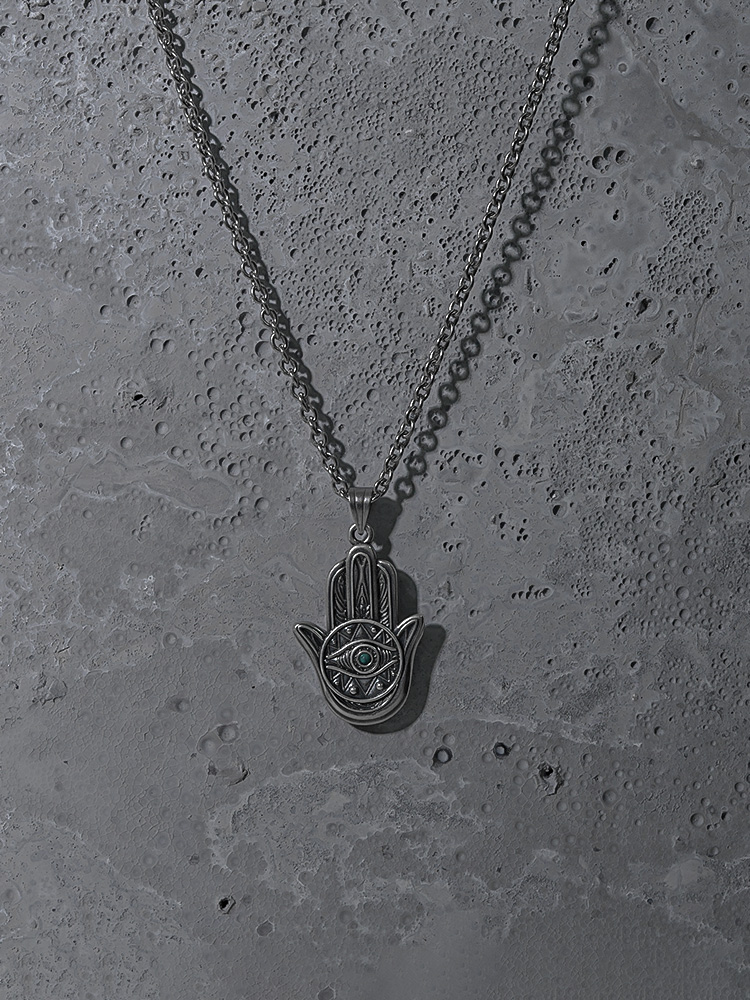 PUNKYOUTH Fatima Hand Pendent Necklace