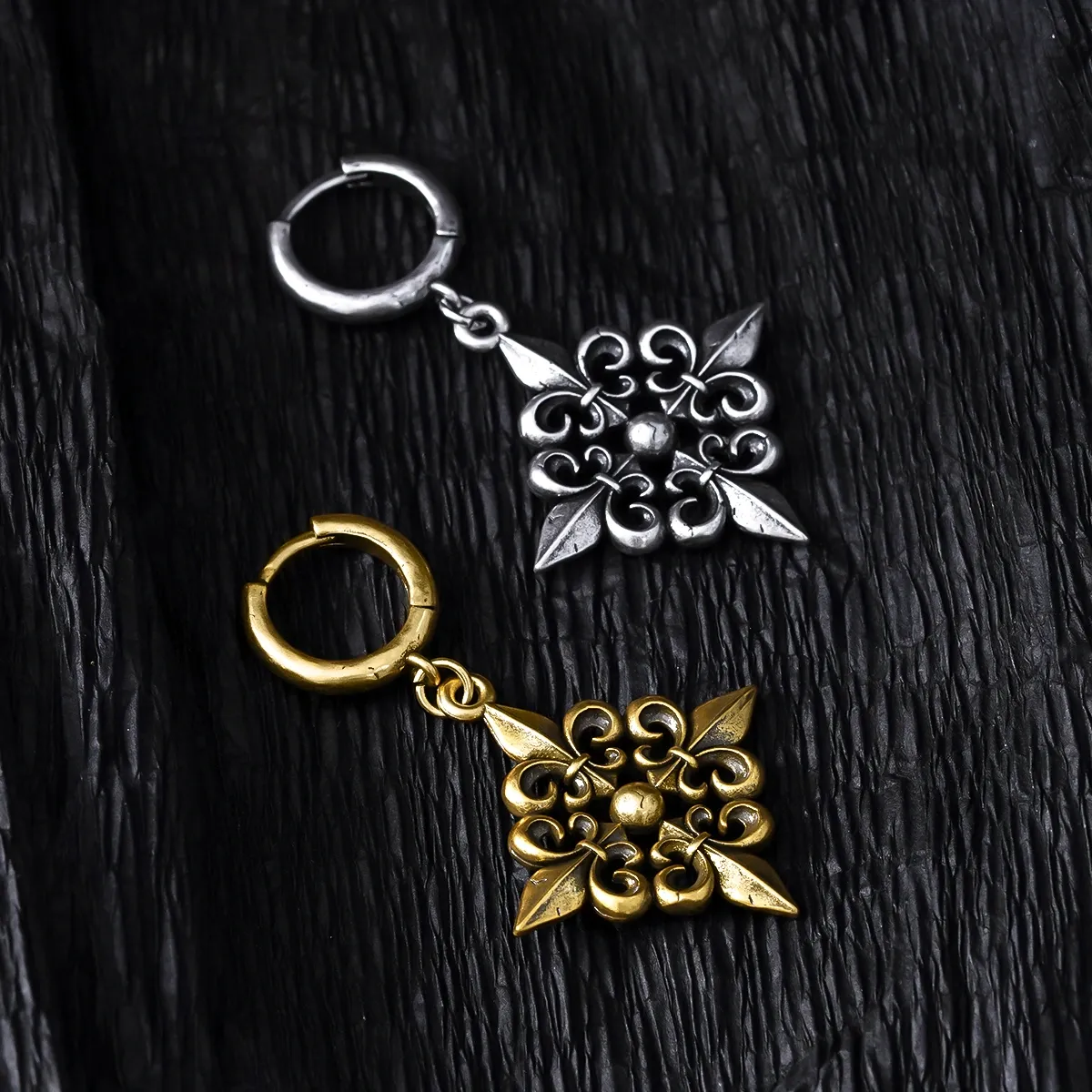 FLEUR-DE-LIS ELEGANCE EARRINGS