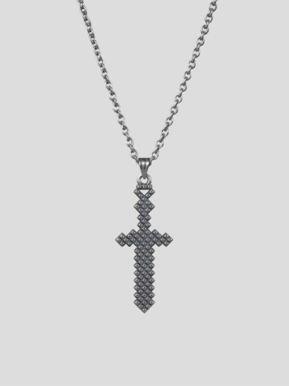 PUNKYOUTH Magnetic Sword Pendent Necklace