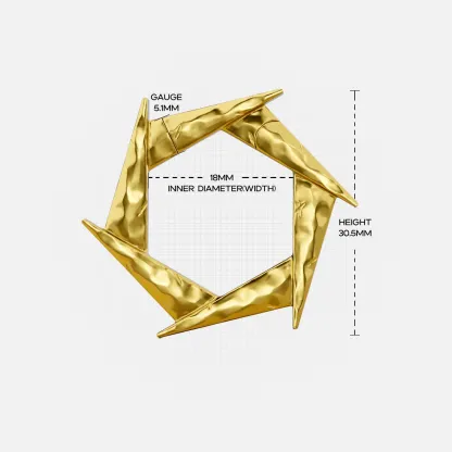 WINDMILL ORIGAMI EAR WEIGHTS