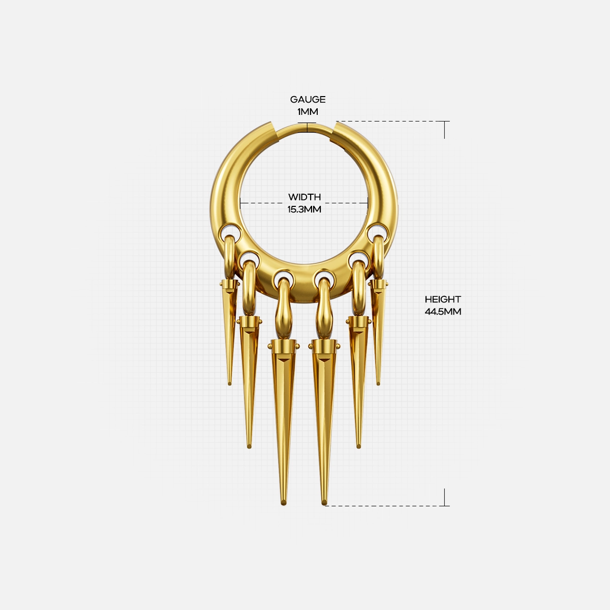TAPERED CHIC EARRINGS