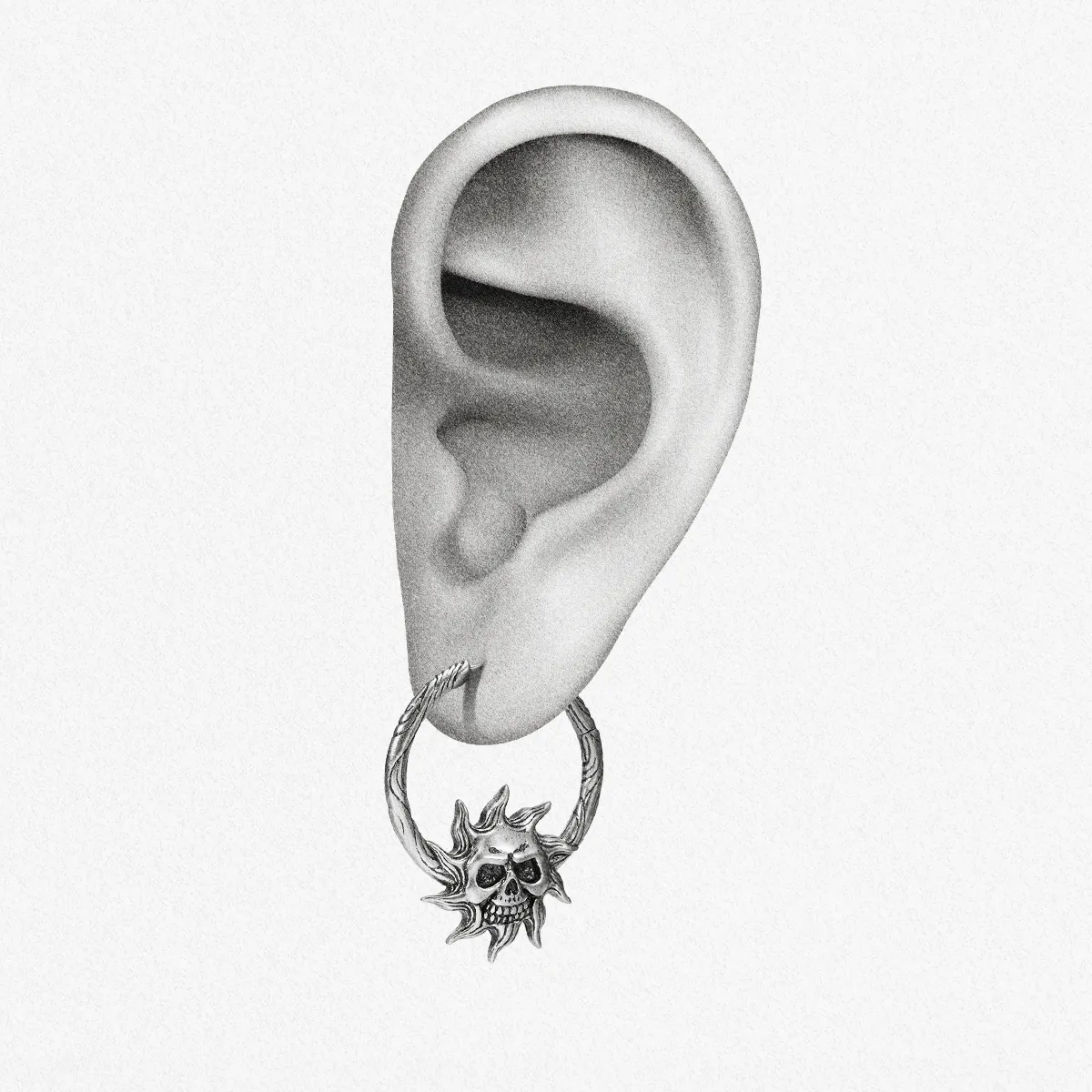 LUNAR SOLAR SKULLS EARRINGS