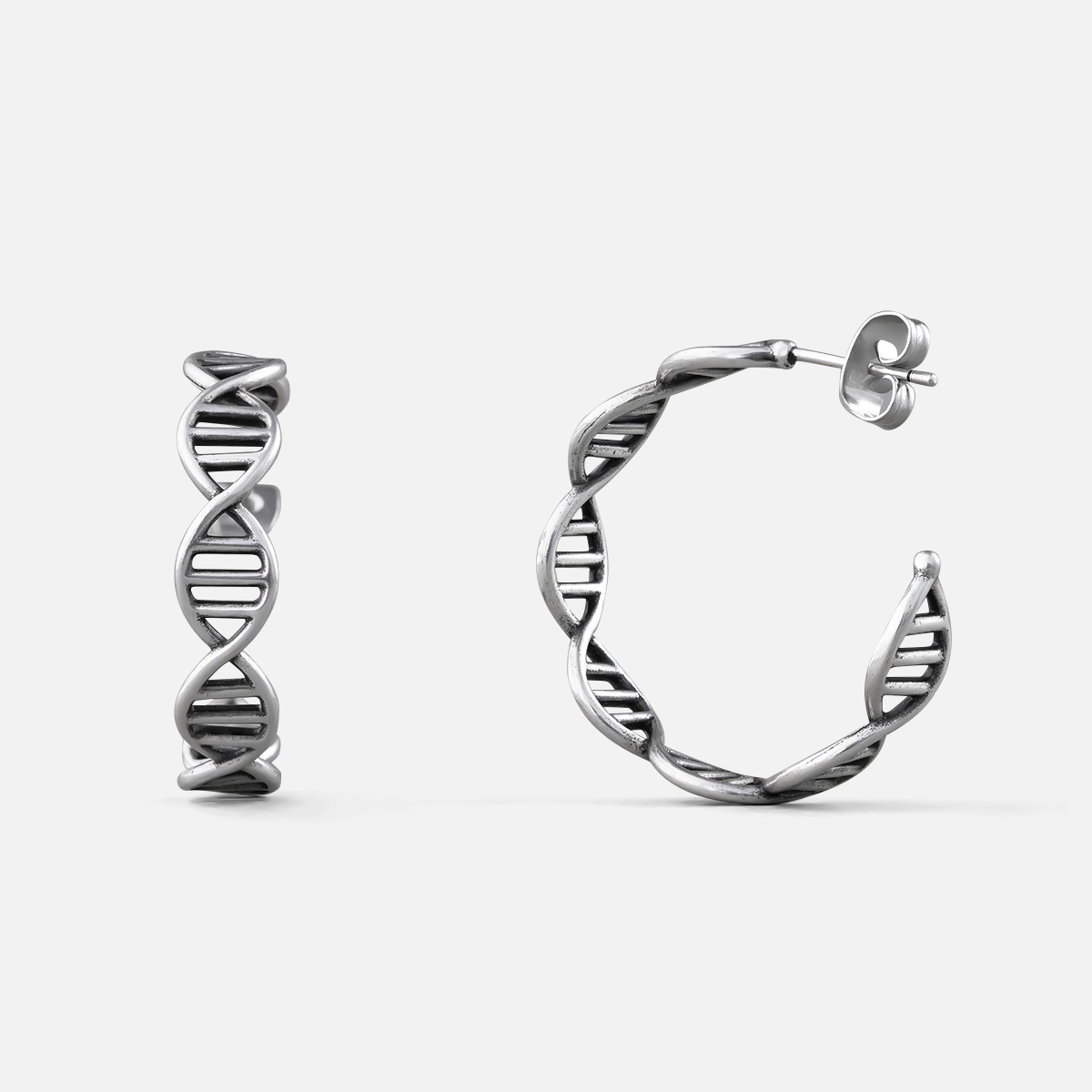 DNA Hoop Earrings