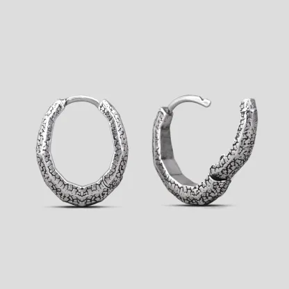 Eroded Scale Earrings