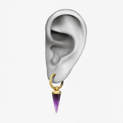 CRYSTAL PRISMATIC EARRINGS
