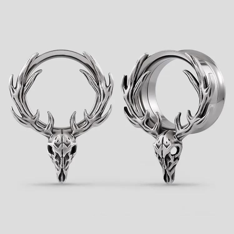 PUNKYOUTH Reindeer Ear Tunnels 6-25mm