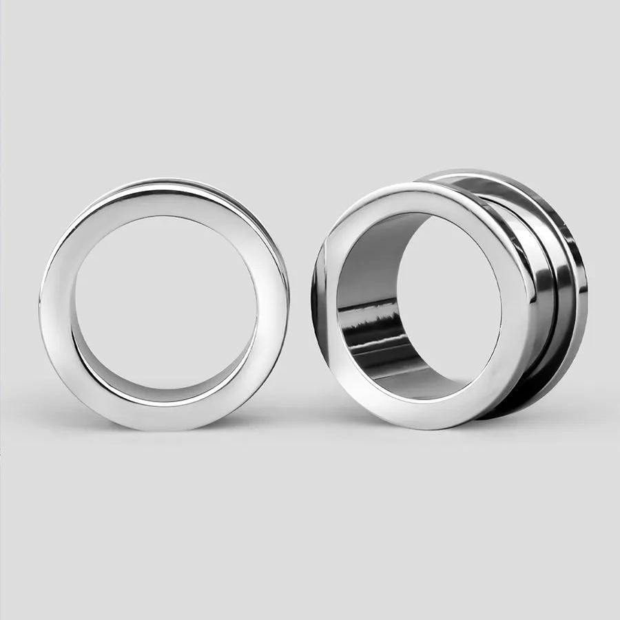 MINIMALIST CIRCLE TITANIUM TUNNELS