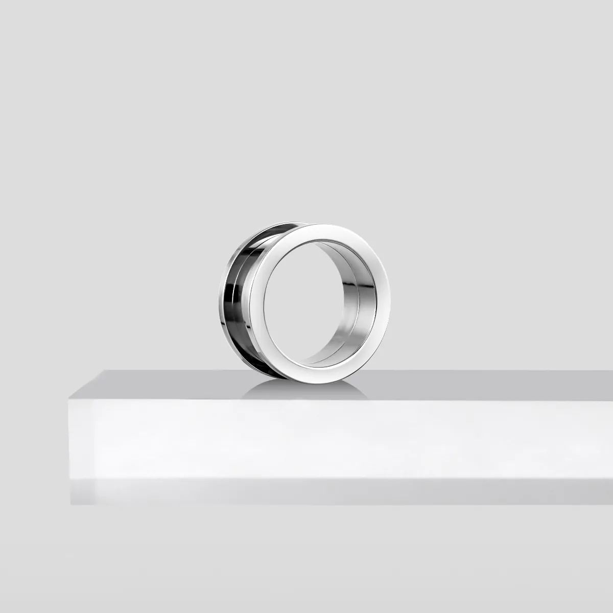 PUNKYOUTH Simple Silver Ear Tunnels 8-25mm