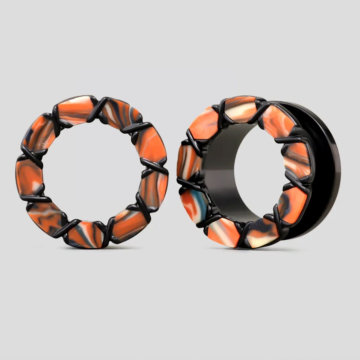 PUNKYOUTH Round Shell Ear Tunnels