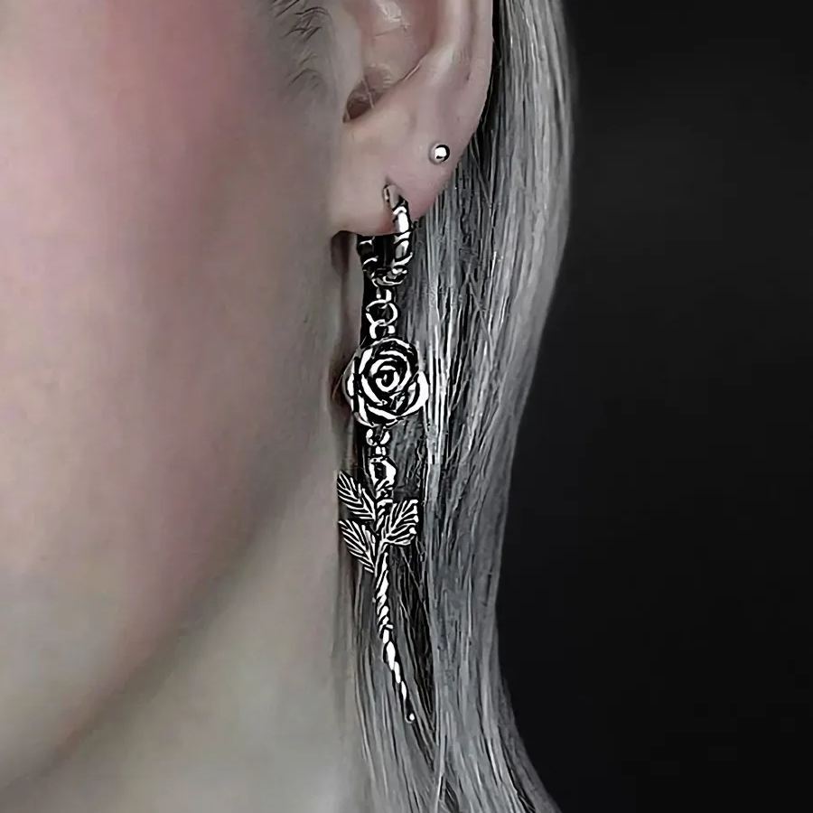 ELEGANT ROSE EARRINGS
