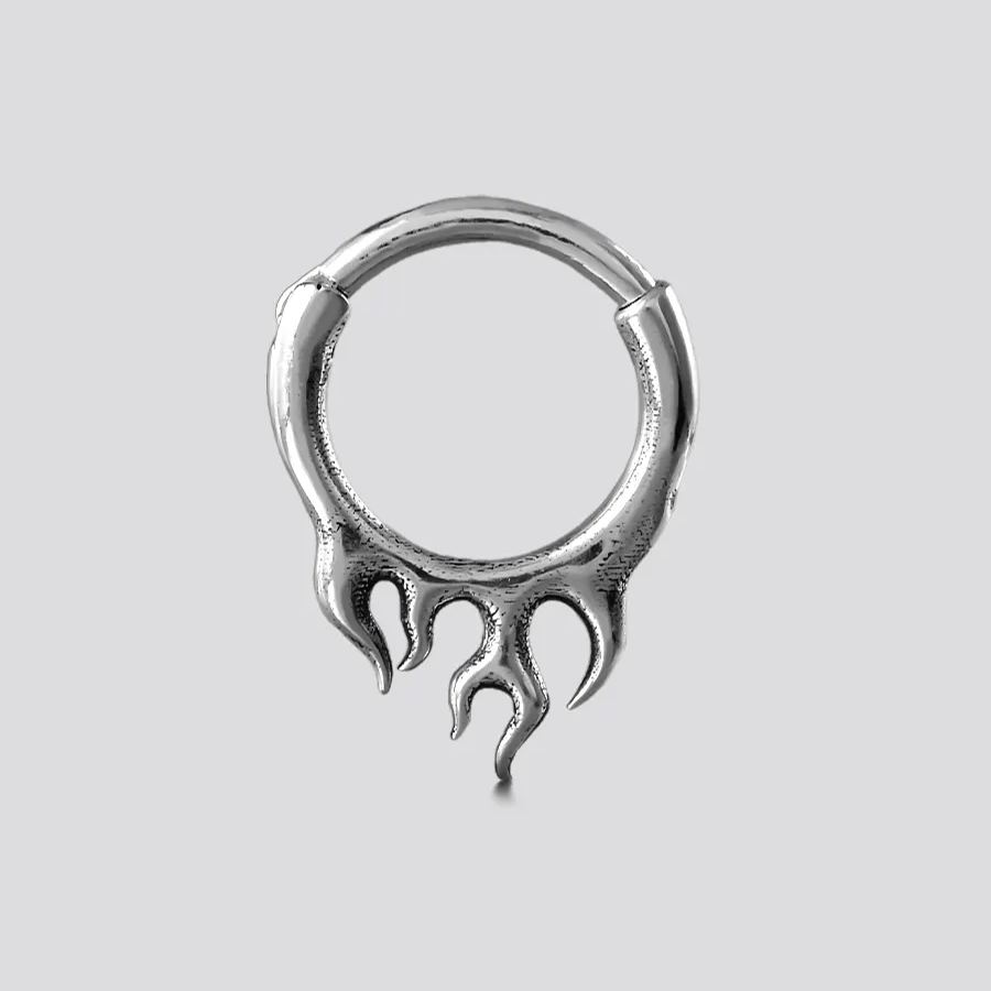 PUNKYOUTH Flame Septum Nose Ring