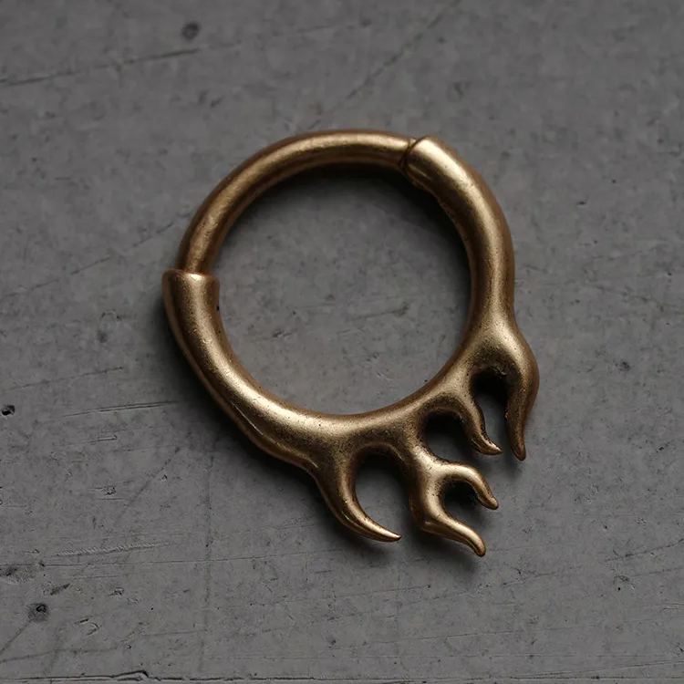 PUNKYOUTH Flame Septum Nose Ring