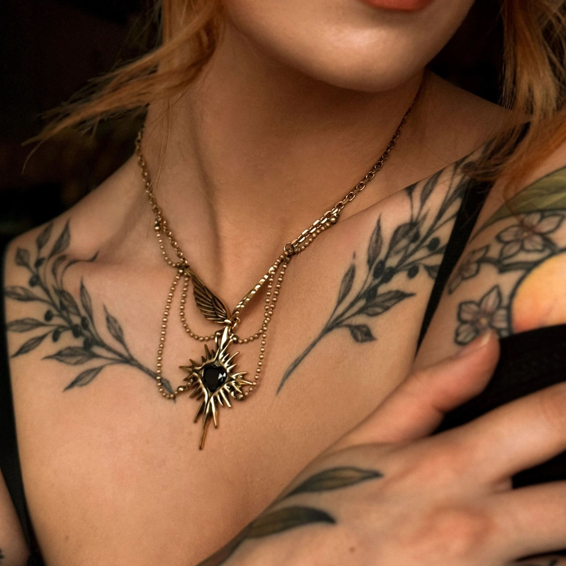 CELESTIAL STARBURST WINGS NECKLACES