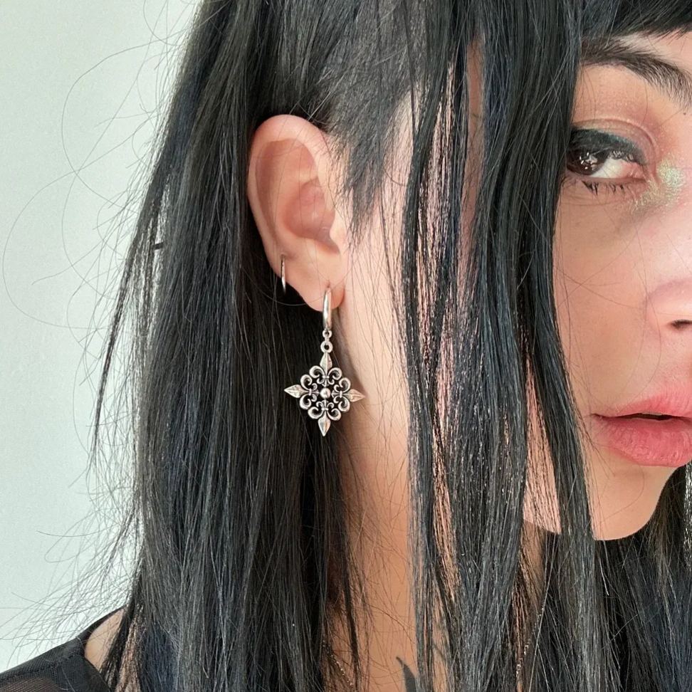 FLEUR-DE-LIS ELEGANCE EARRINGS
