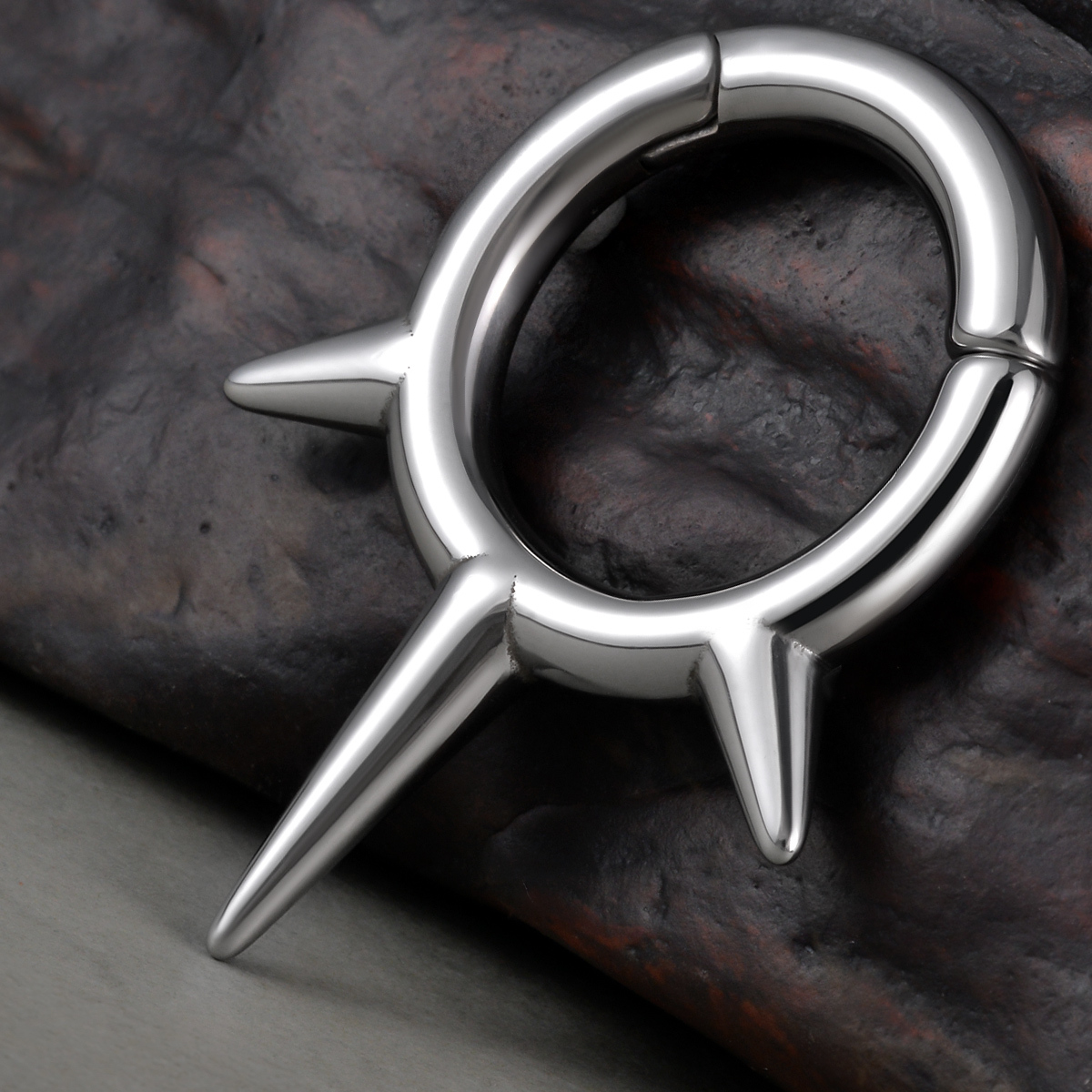 DEFENSE SPIKE EARRINGS