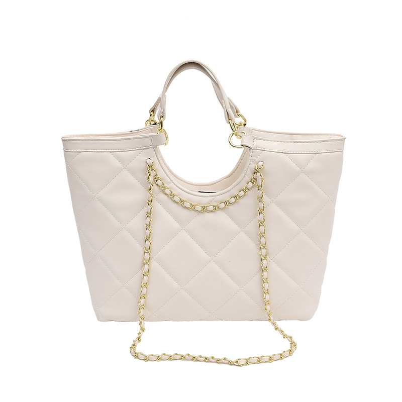 Új, nagy kapacitásúgyémánt alakú lánctáska egyszerű válltáska