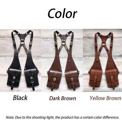 Rustic Leather Holster Bag Leather Shoulder Bag Leather Chest Bag