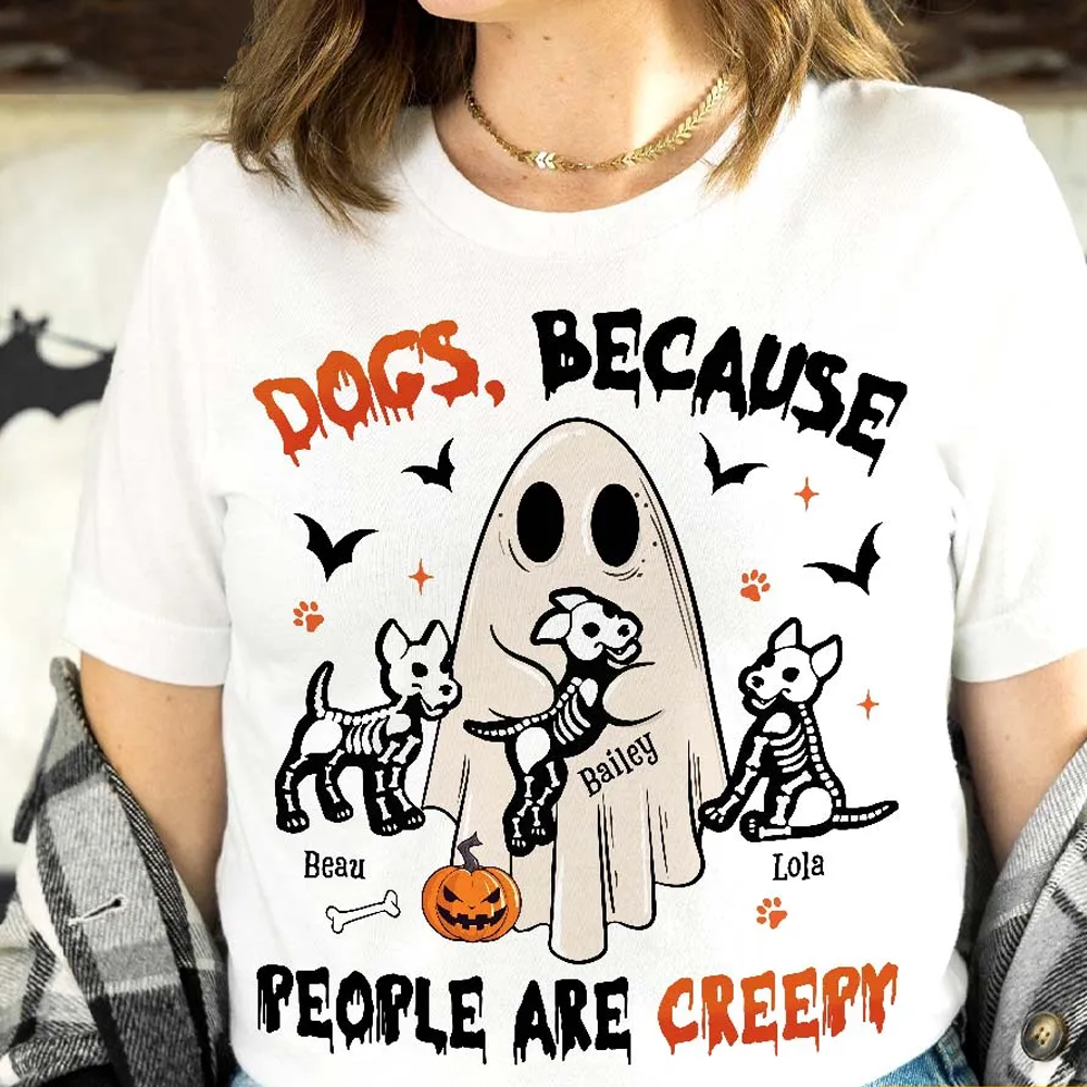 Personalized Funny Ghost Dogs And Cats T-shirt