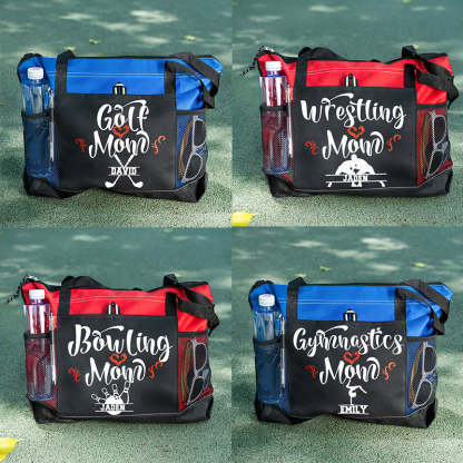 Ball Mom (2 or 3 Player) Lightweight Custom Baseball Mom Tote
