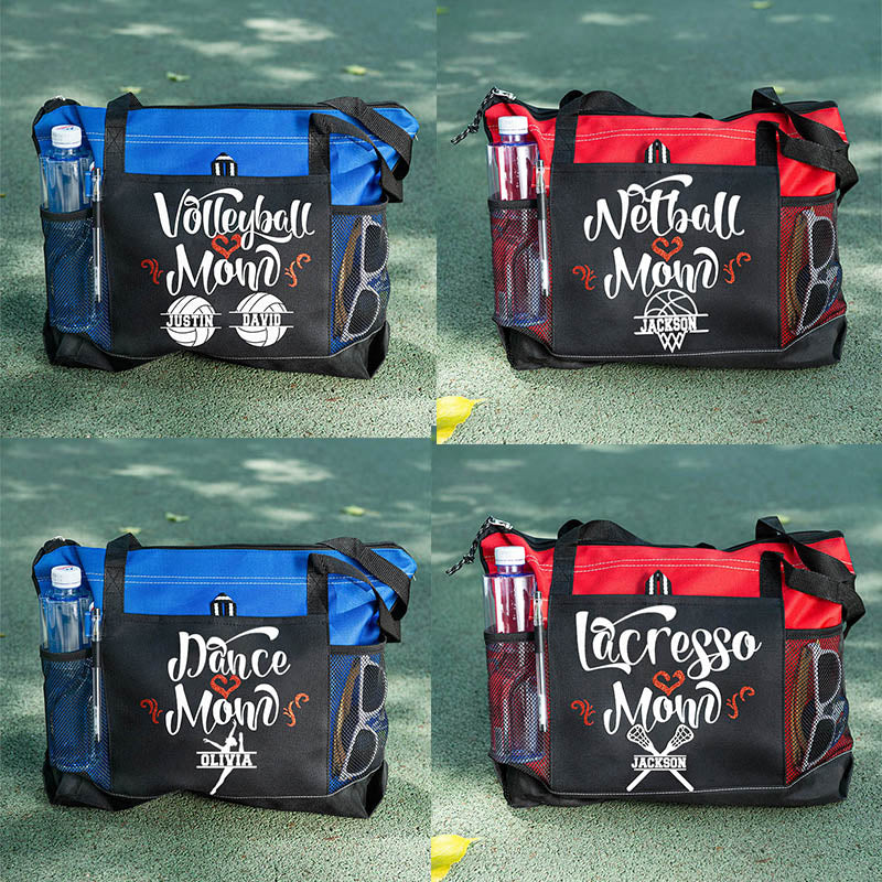 Ball Mom (2 or 3 Player) Lightweight Custom Baseball Mom Tote