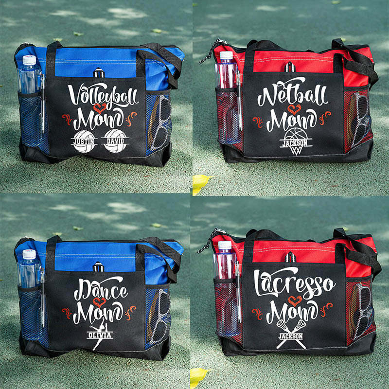 Ball Mom (2 or 3 Player) Lightweight Custom Baseball Mom Tote