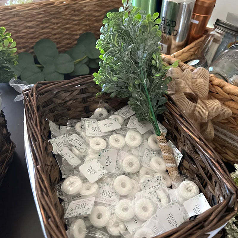Mint to Be Wedding Favors Wedding Floral Favor Personalized Wedding Favor Mints