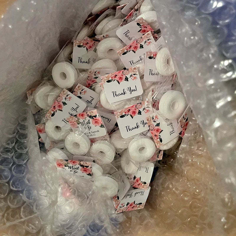 Mint to Be Wedding Favors Wedding Floral Favor Personalized Wedding Favor Mints