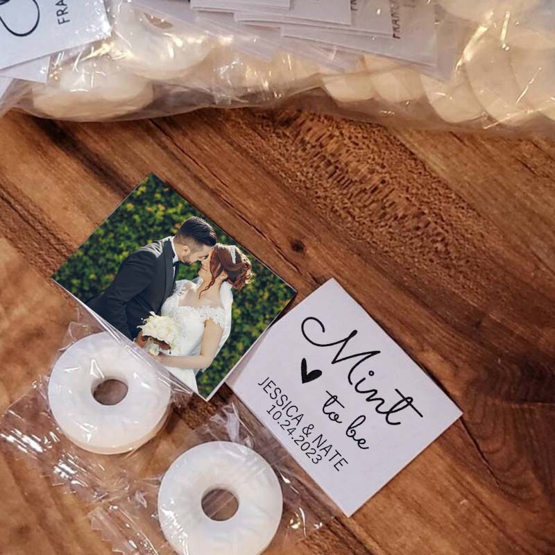 Mint to Be Wedding Favors Personalized Your Photo