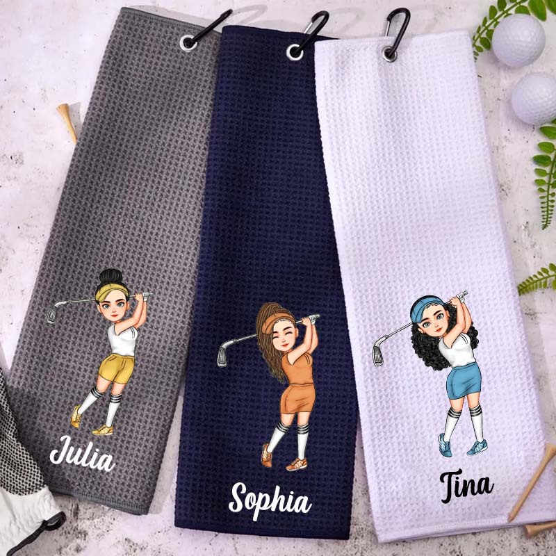 Personalized Golf Towel Golf Queen Towel Gift For Golf Lover