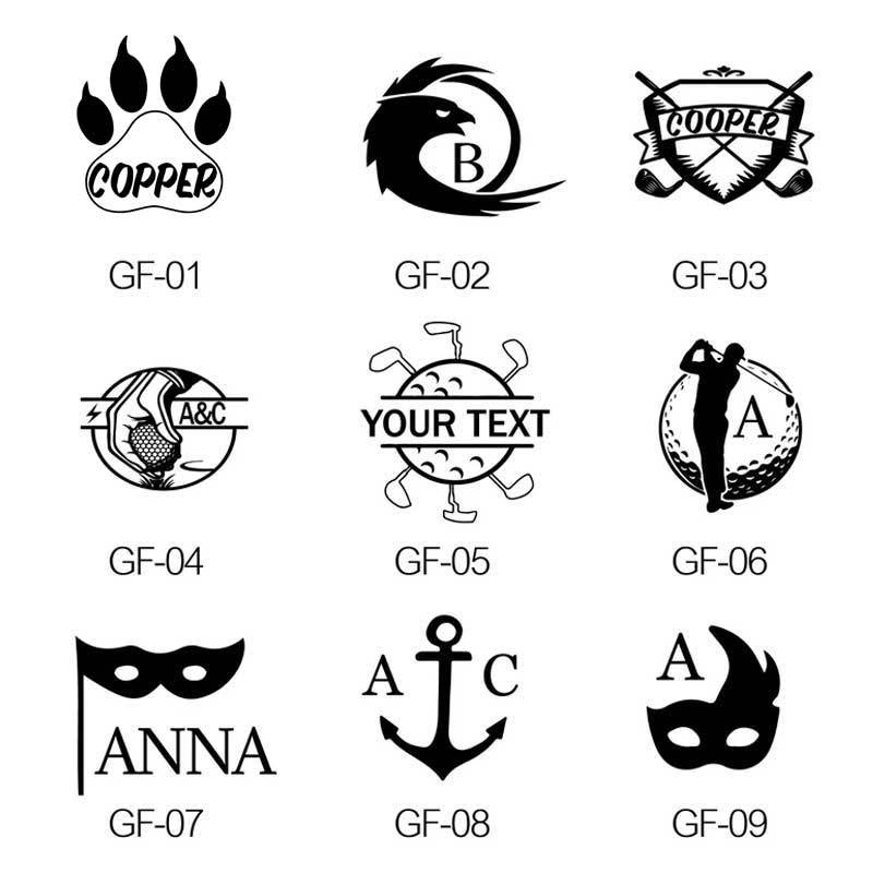Custom Logo Stamp Monogram Golf Ball Stamp