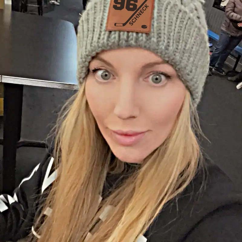 Custom Hockey Hat for Hockey Lover Warm Hockey Hat