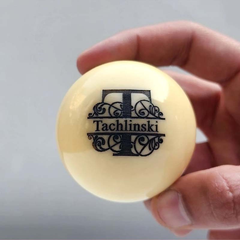 Engraved Cue Ball Customized billiards Ball Christmas gift For Billiards enthusiast