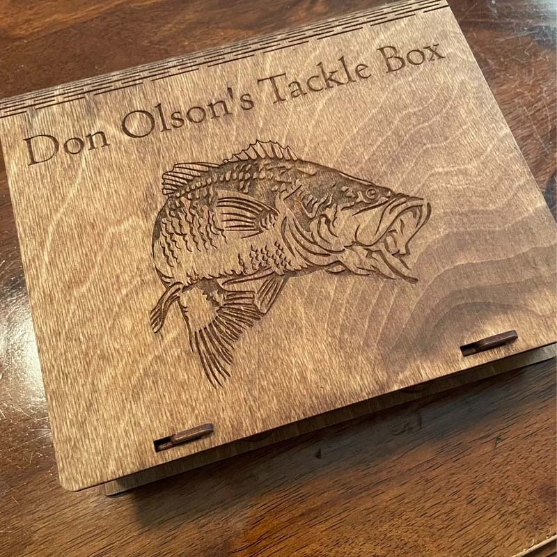 Personalized Mini Tackle Box Christmas Gift for Fishing