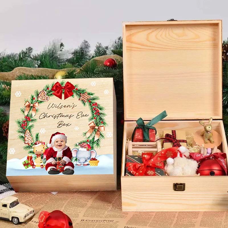 Photo Baby Christmas Eve Box - Personalized Christmas Eve Box