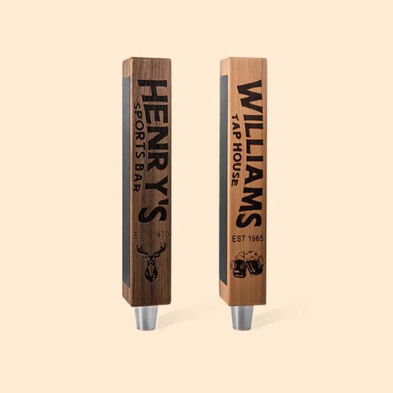 Personalized Engraved Beer & Keg Tap Handle with Chalkboard