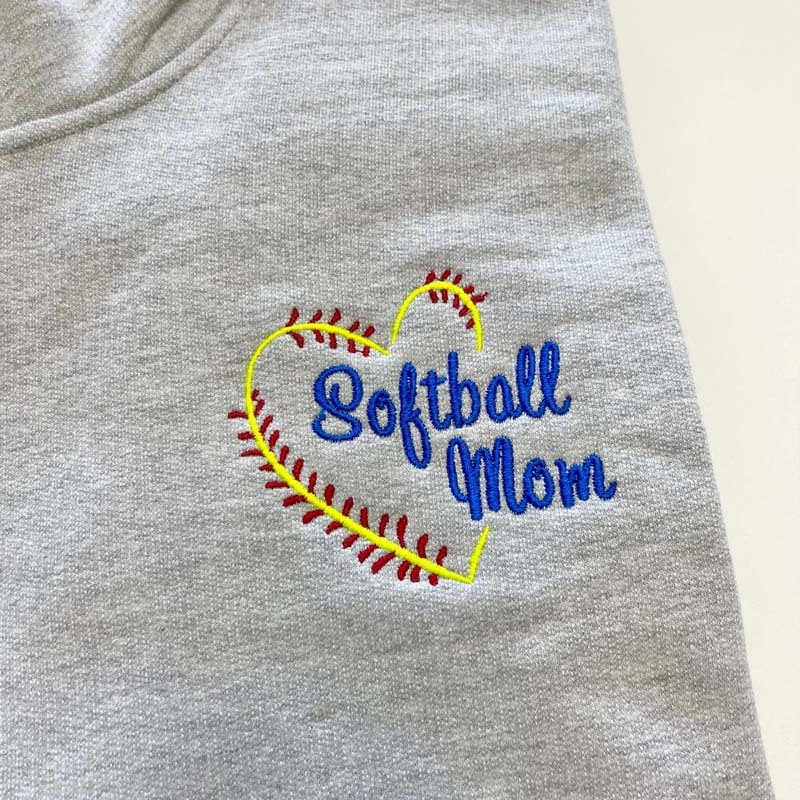  Custom Baseball mom Softball Mom sweatshirt Full Zip/Quarter Zip Hoodie