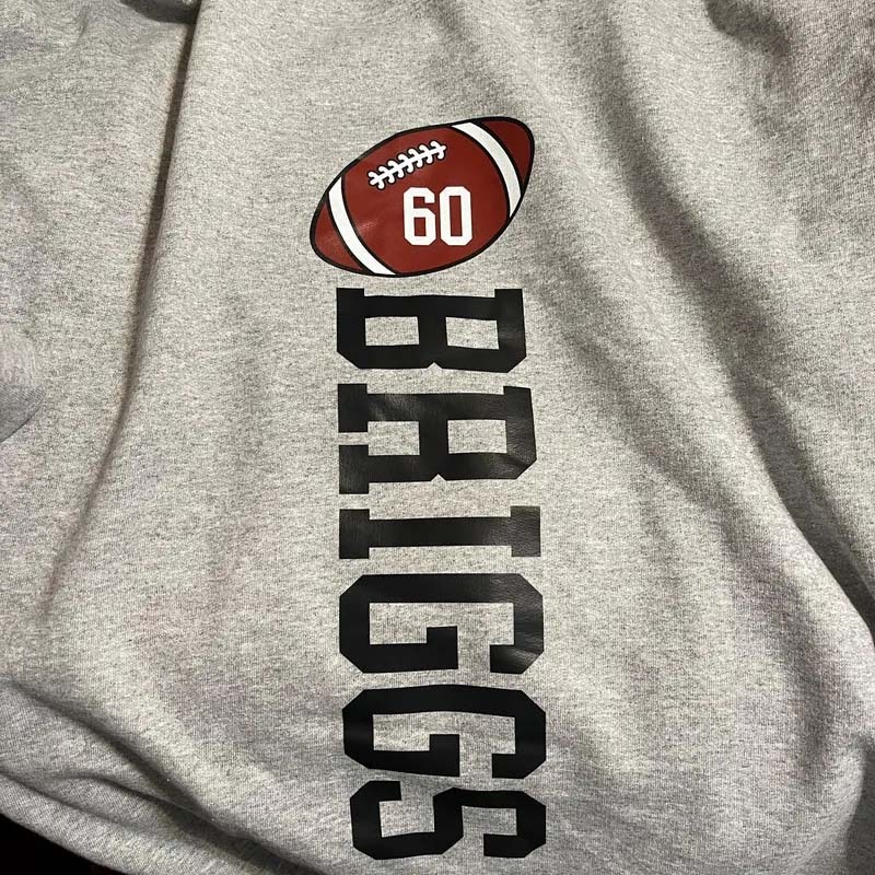 Football Softball Basketball Mom Shirt With Kids Name & Jersey Number