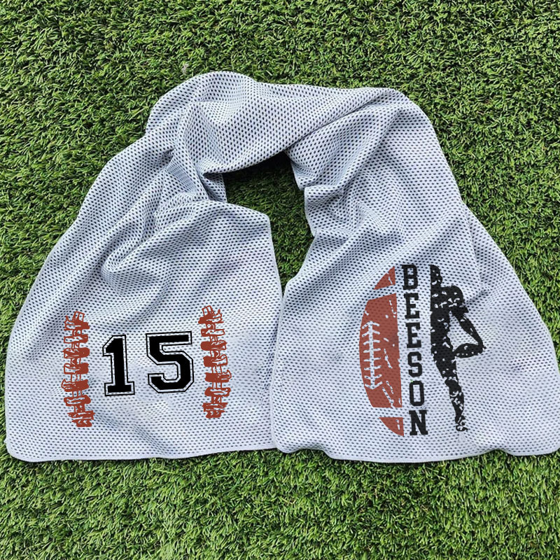 Personalized Cooling Towels Football Sporter Cooling Towel