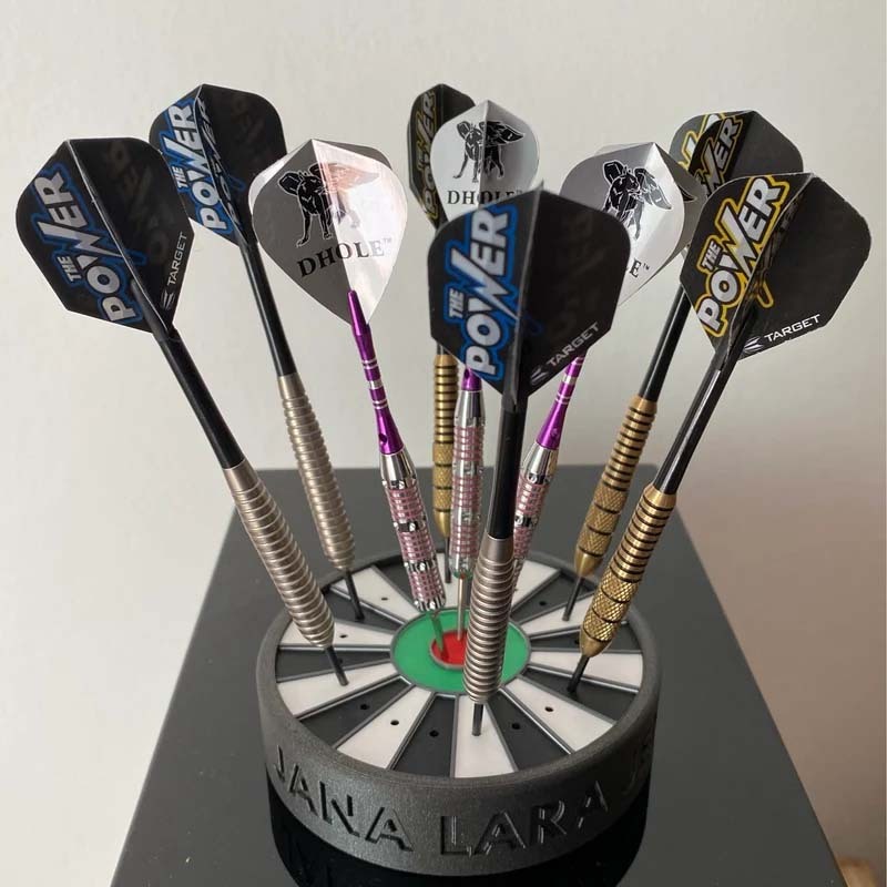 Dartboard Inspired Darts Holder Dart stand with optional name print