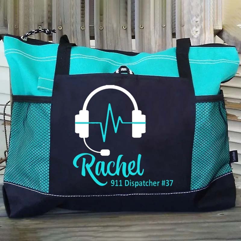 911 Dispatcher Bag Personalized Bag for 911 tote bag EMD Tote Bag First Responder Gift