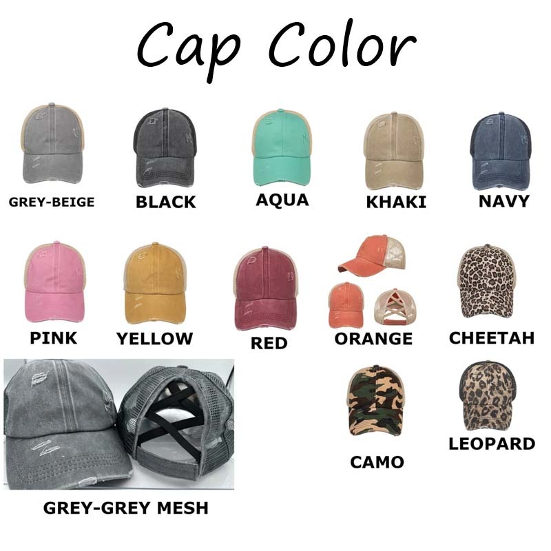 Baseball heart with Custom Number OR any Sports Criss Cross High Ponytail Messy Bun Cap Baseball Mom soccer mom Golf heart Gift Game Day