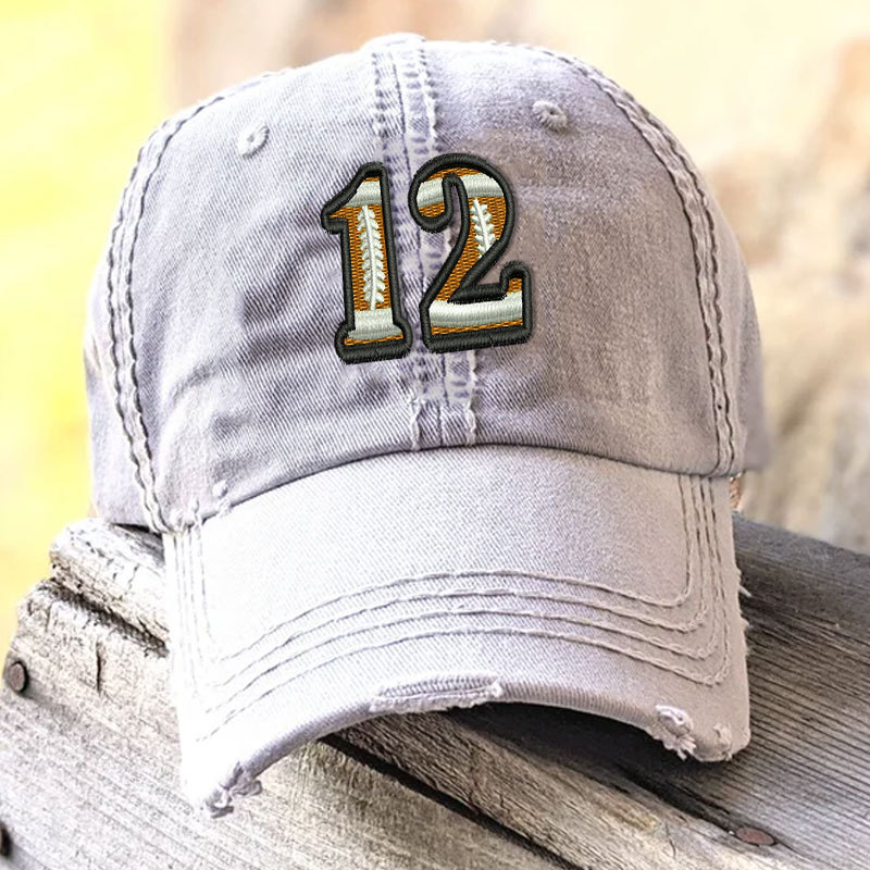 Personalized  Football Number Hat / Cap, Football Team Cap, Football Mom Gift
