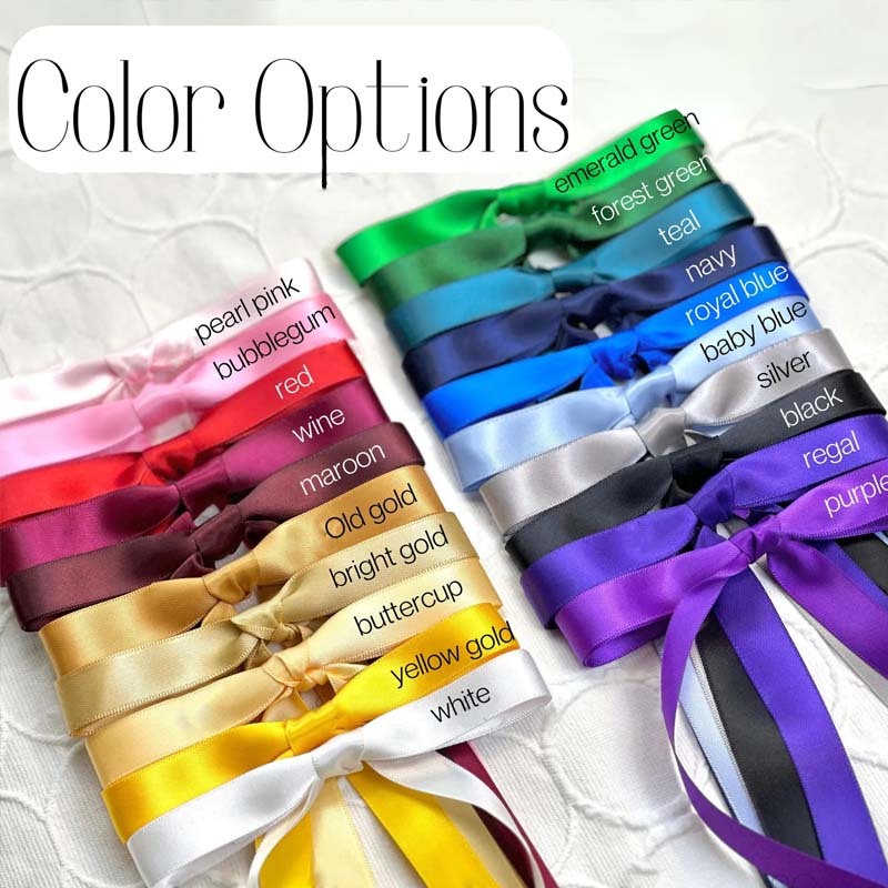 2025 Personalized Graduation ribbon lei gift with bow for Promotion/Senior Graduate