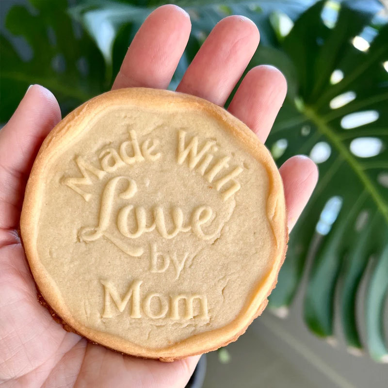 Mom Christmas Stamp, Personalized Baking gift for Mom