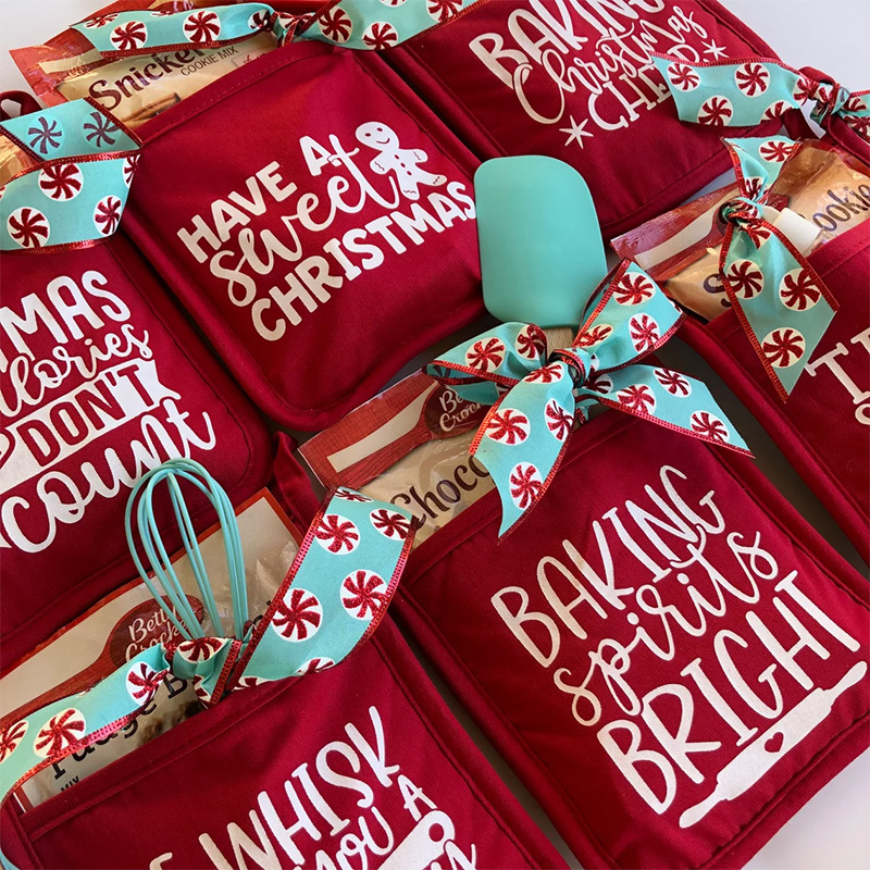 Potholder Neighbor Coworker Family Christmas Gift Easy Holiday Gift