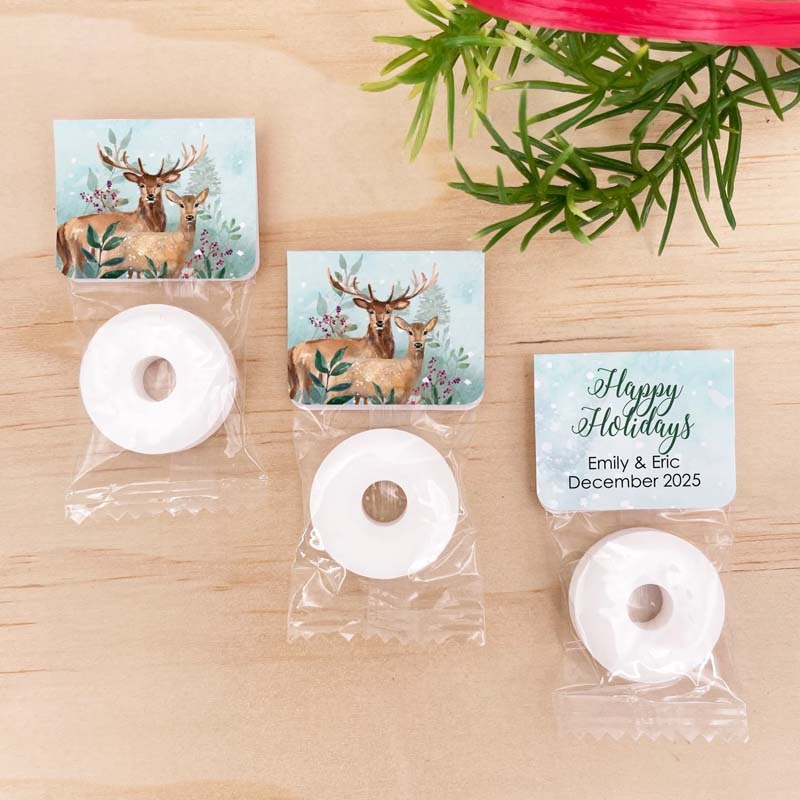 Personalized Christmas Candy Favors Cute Christmas Favors Christmas Mints