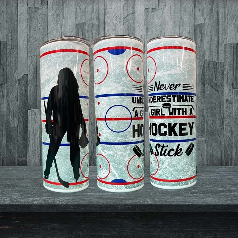 Custom Hockey Girl 20oz Tumbler