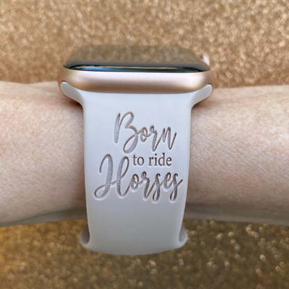 Engraved Country Cowgirl Watch Strap For Apple/Samsung/Fitbit Watch