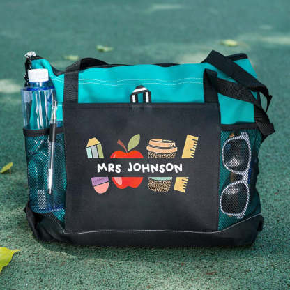 Customized Name teacher Tote Bag